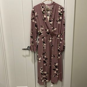 Target / A New Day Purple Floral Dress